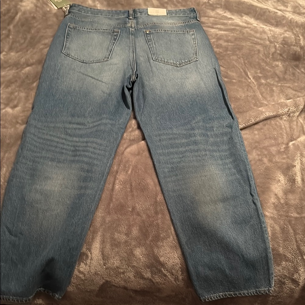 H&M Blue Relaxed Fit Jeans